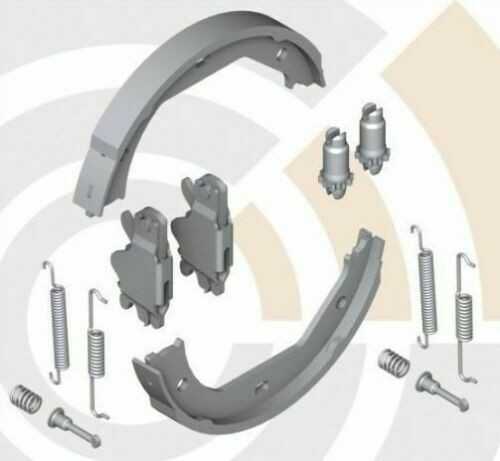 BMW E60 E61 E61 E63 E64 E64 E53 galinio rankinio stovėjimo stabdžio kaladėlių rinkinys 34212213314