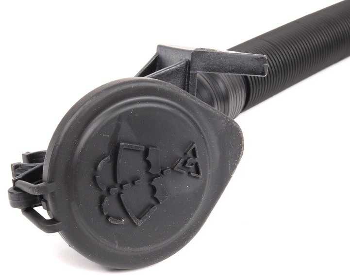 BMW E60 priekinio stiklo plovimo skysčio rezervuaro užpildymo vamzdelis Originalus 61667144396