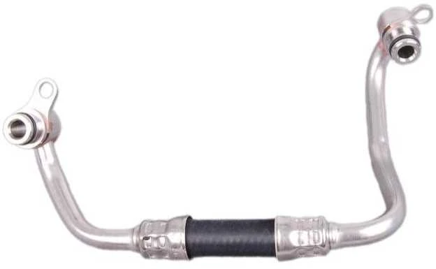 BMW E60N E61N E71 turbokompresoriaus aušinimo skysčio tiekimo vamzdelis Originalus 11537558901