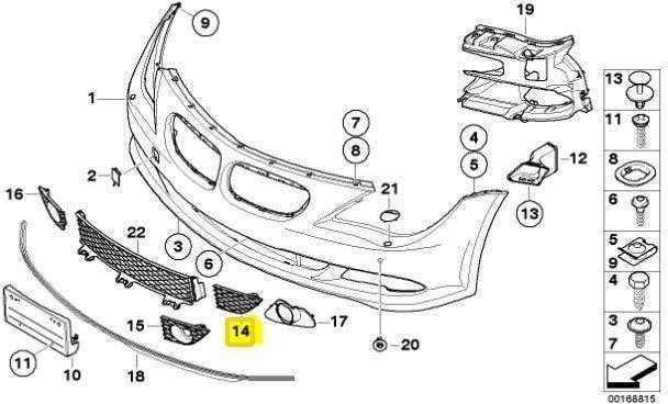 BMW E63 priekinio bamperio grotelių dangtelis kairysis originalus 51117184691