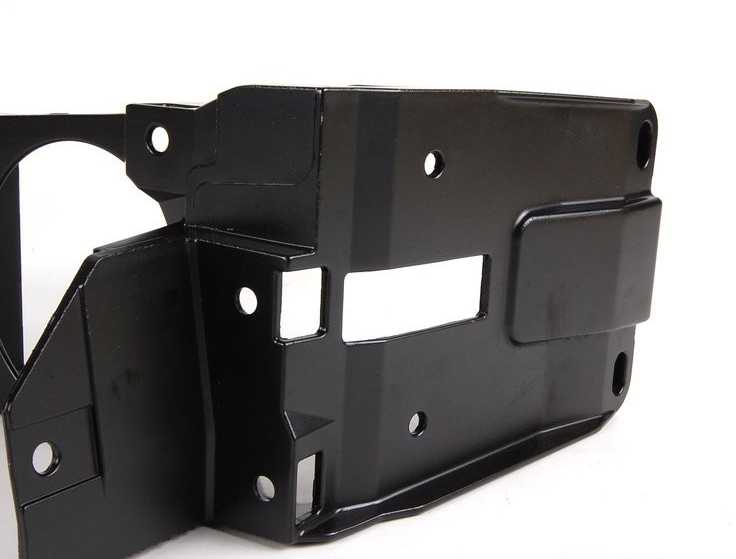 BMW E63 priekinis dešinysis radiatoriaus laikiklis Originalus 51647008848