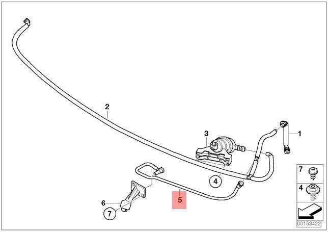 BMW E65 E66 E67 Sedanas Aukšto slėgio skirstytuvo vamzdelis originalus 61675A66138