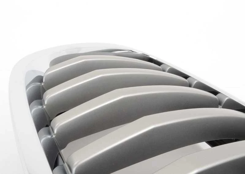 BMW E70 priekinio radiatoriaus "Kidney Titanium" grotelės dešinėje pusėje originalios 51137185224