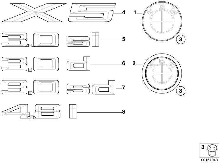 BMW E70 priekinių durelių 3.0sd emblema su ženkliuku Originali 51147170953
