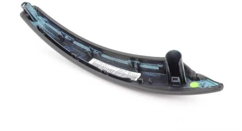 BMW E70 X5 E71 X6 Vidinės Durų Panelės Rankenos Traukimo Apdailos Odos Juoda ORIGINALI