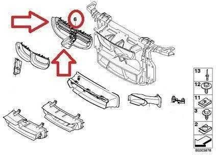 BMW E81 E87 E88 E82 Aktyvus Aušinimo Slatas Viršuje Originalus 51647174450