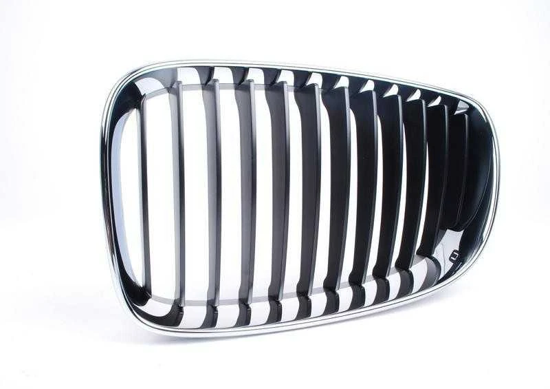 Bmw E81 E87 E88 Priekinis Chromuotu Rėmu Grilys Kairysis Originalus 51137166439