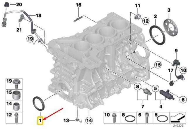 BMW E81 E87 E90 F20 F30 Važiuoklės Apsauga Originalus 11118618864