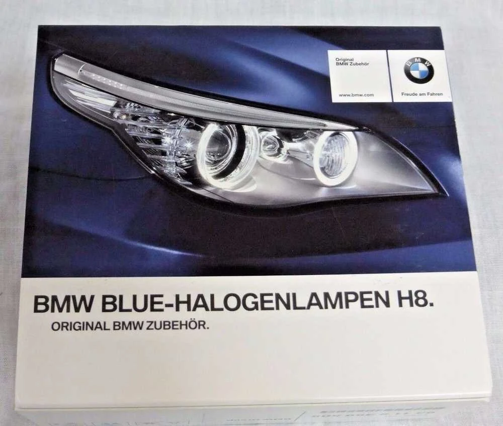 BMW E81 F22 mėlynos halogeninės lemputės originalios 63112359505