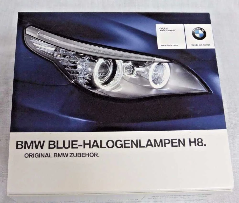 BMW E81 F22 mėlynos halogeninės lemputės originalios 63112359505