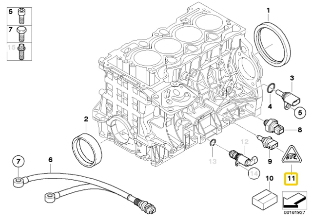 BMW E81 lizdo korpusas Originalus 12521427615
