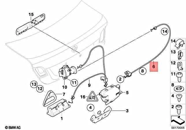 BMW E82 bagažinės dangtis originalus 51247177761