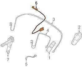 BMW E85 avarinio atleidimo įtaisas Originalus 54347123023