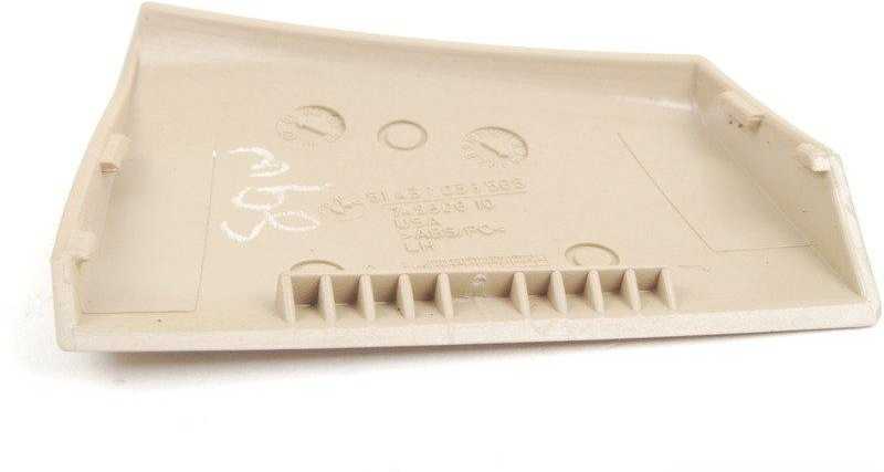 BMW E86 galinio kairiojo diržo išleidimo angos dangtelis originalus 51437055419