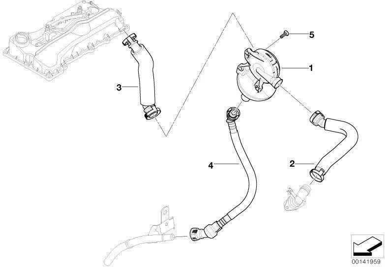 Bmw E87 E90 E91 Oro Ventiliacijos Vamzdis Originalus 11157533332