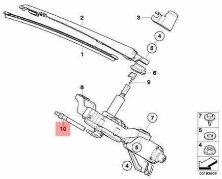 BMW E87 Galinio Langų Valytuvo Variklio Negrįžtamasis Vožtuvas Originalus 61687037730
