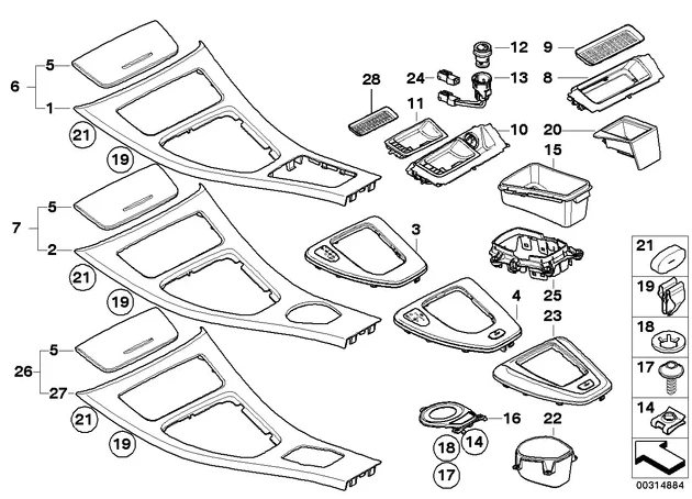 BMW E90 E91 E91 E92 E93 SAUGOJIMO DĖKLO GUMINIS ĮDĖKLAS ORIGINALUS 51167118065