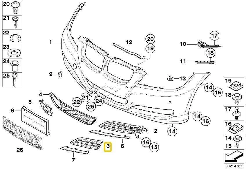 BMW E90 E91 LCI Dešinė Uždara Grotelė Originalus 51117138418