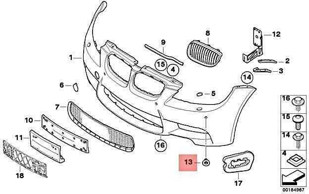 BMW E90 E92 E93 Priekinių PDC jutiklio laikiklių rinkinys Originalus 51110432249