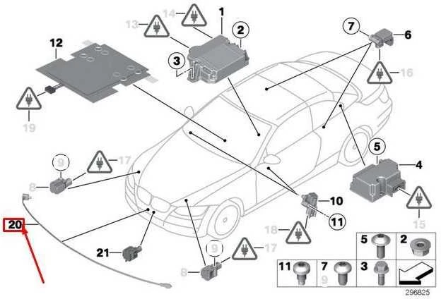 BMW E92 E93 Optinis Pedestrian Prot Sensor Originalus 65769318772