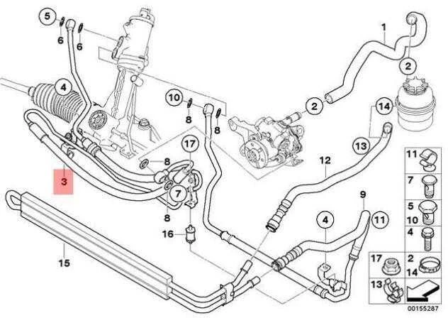 BMW Expansion hose 1 E82 3 E90 E91 E92 Originalus 32416771883