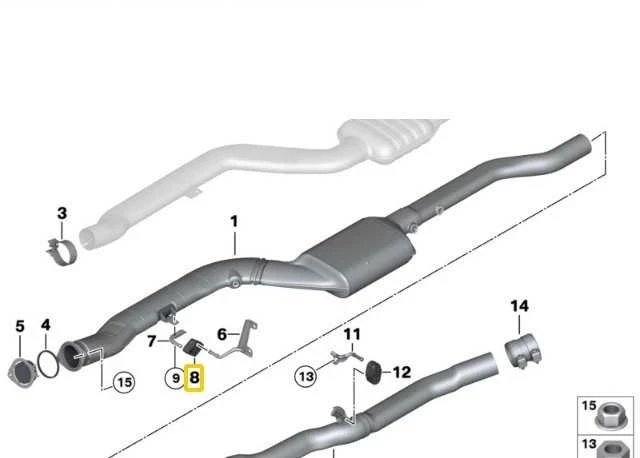 BMW F01 F01 F02 F06 F07 F10 F11 F11 F12 F13 F30 F31 Guma montavimo originali 18208570088