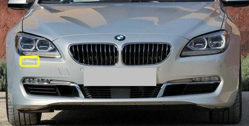 BMW F06 priekinio dešiniojo priekinio žibinto ploviklio dangtelis originalus 51117282912