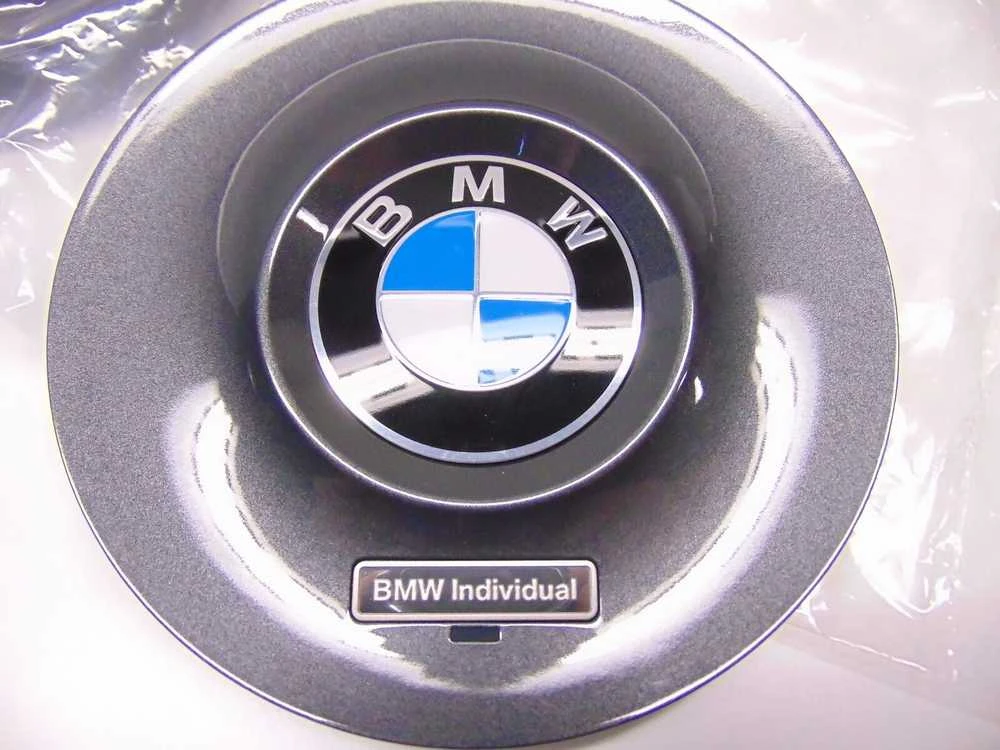 BMW F06 ratų stebulės dangtelis Orbit Pilkas Individualus originalus 36138091908