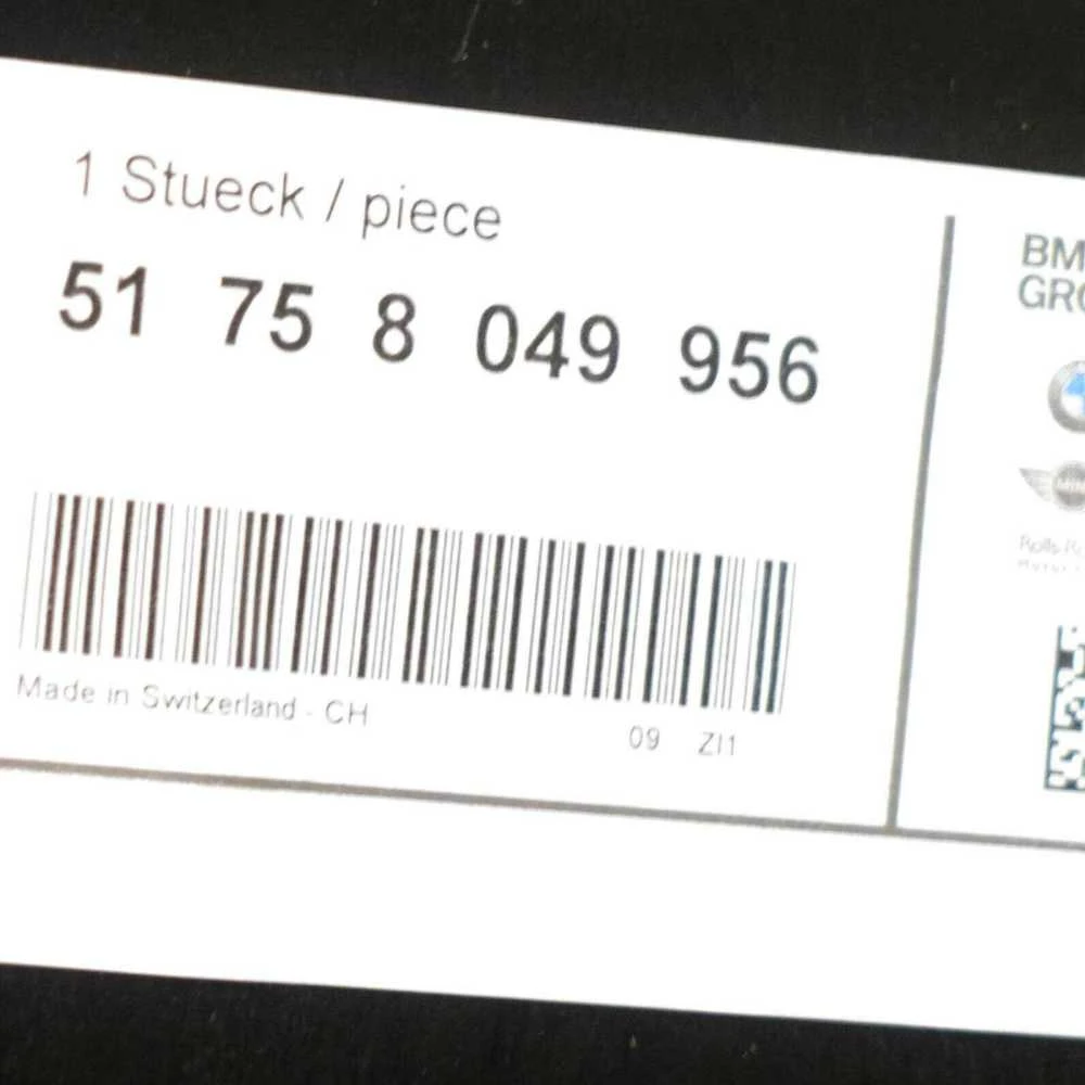 BMW Variklio Skyriaus Ekranas Priekis 5 F10 6 F06 Gran Coupe Originalus 51758049956