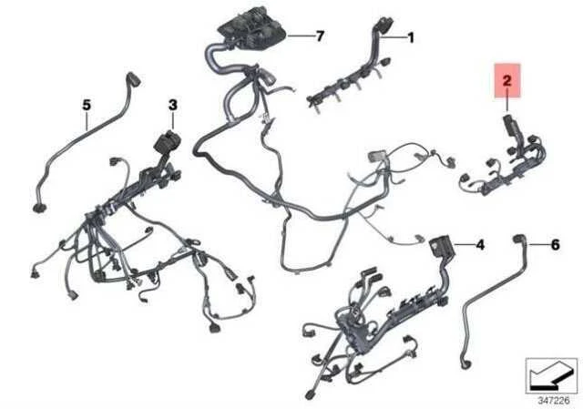 Bmw F10 F12 F13 Uzdegimo Modulio Laidu Jungtis Originalus 12517852146