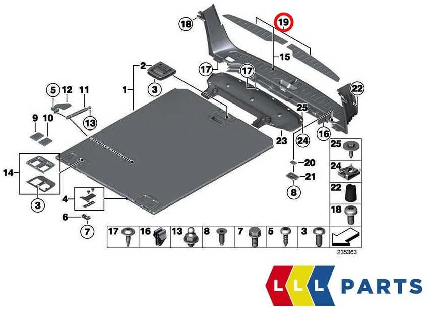 BMW F11 5 Serija Originalus 51477275087