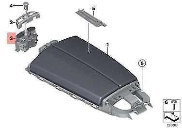 Bmw F12 6 Centrinės Konsolės Porankio Užraktas Originalus 51169240213