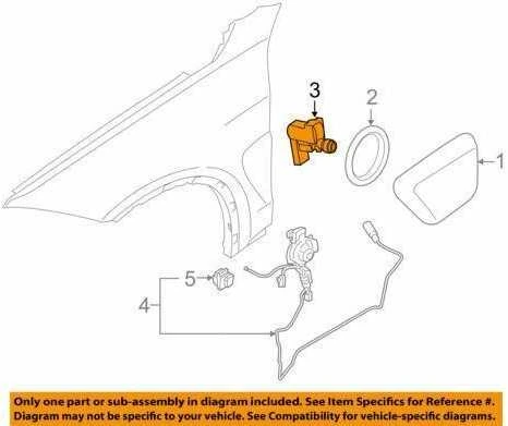 BMW F15 F30 F45 užrakto mechanizmas originalus 51177377654
