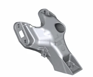 BMW F15 variklio laikiklio laikiklis kairėje pusėje Originalus 22116882033