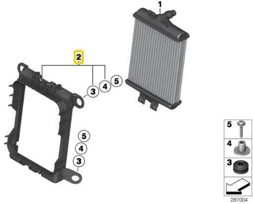 BMW F20 F20 F21 F22 F30 F32 Benzininio variklio aušinimo radiatoriaus rėmas originalus 17218625445