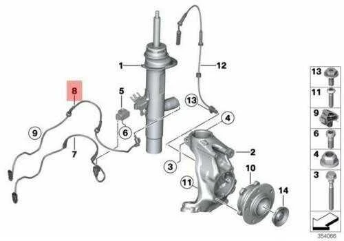 BMW F20 F20N F21 F21N F22 F23 F30 adapterio laidas VDC originalus 37146793850