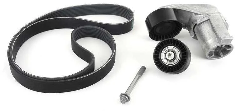 BMW F20 F21 bazinių priedų diržų priežiūros rinkinys originalus 11282457049