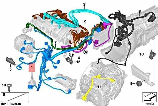 BMW F20 F21 F22 F23 F30 F31 F32 F33 F34 F36 Originalus 12518636054
