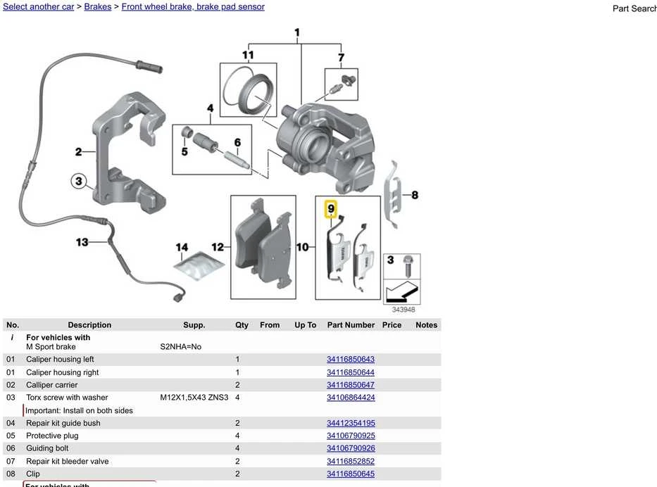 BMW F20 F21 F22 F30 F31 F32 F33 F34 F36 Klipas Originalus 34116850645