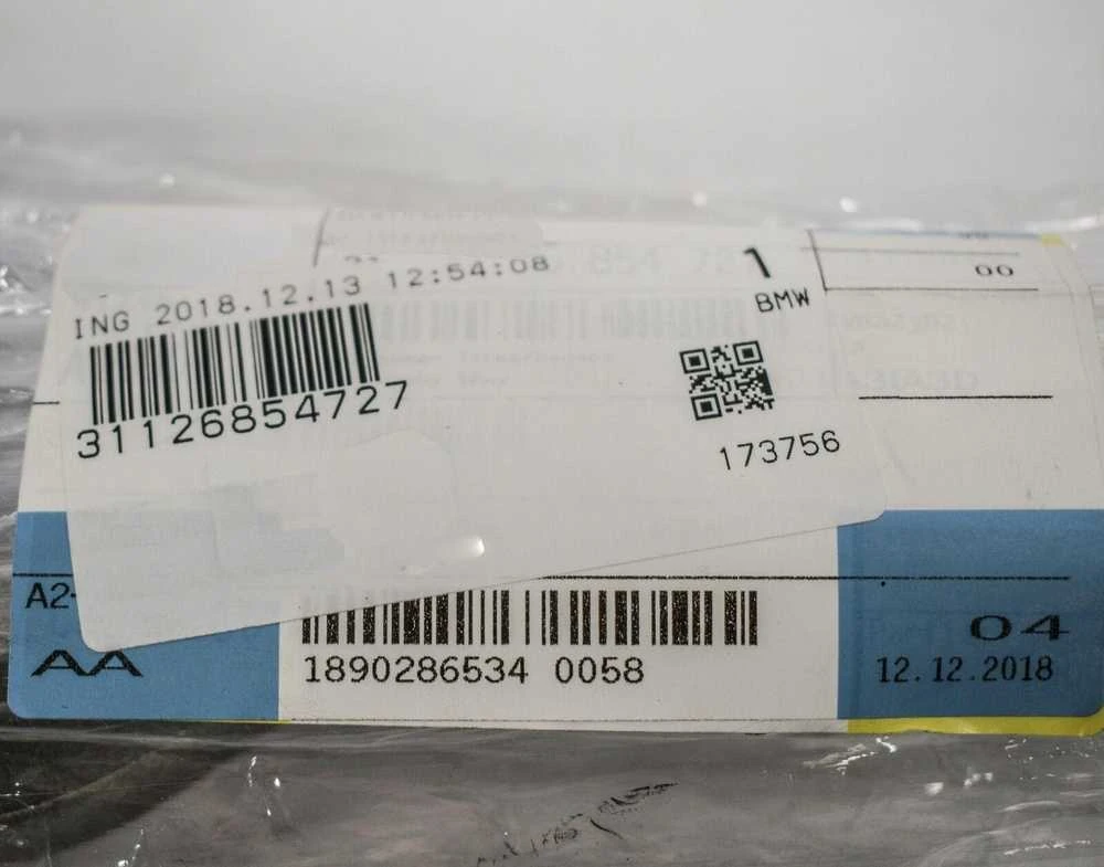BMW F20 F21 F30 F31 F32 F33 F34 F36 Kairysis Šakelis Originalus 31126854727
