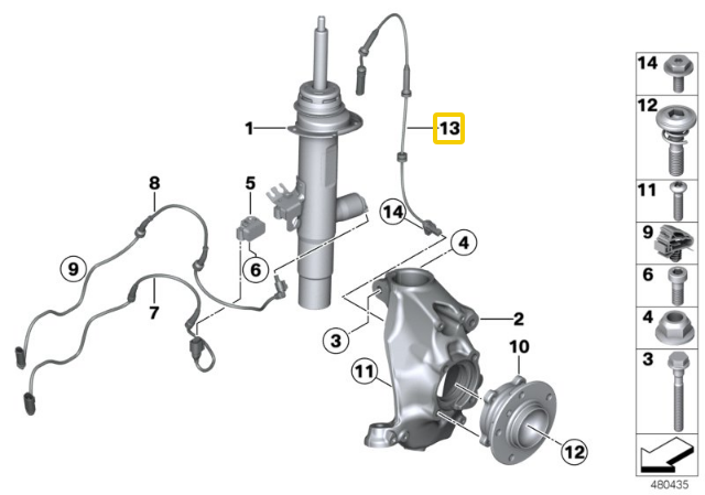 Bmw F20 F21 F30 F32 Impulsų Generatorius Dx C Originalus 34526791748