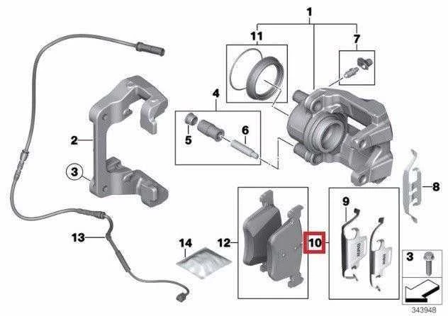 BMW F20 F30 F32 420i 320iX 320i 318i Sedano Dizaino Laikiklio Spyruoklių Rinkinys Originalus