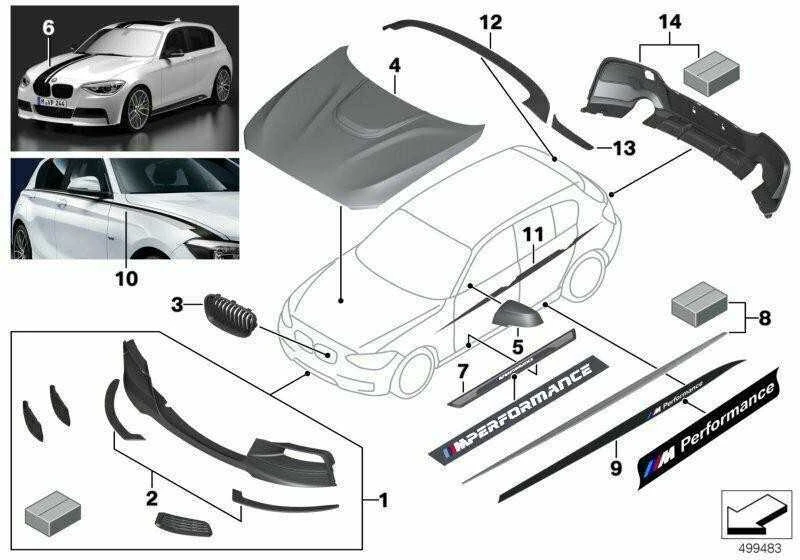 BMW F20 Kairio Slenio Danga Originalus 51192220961