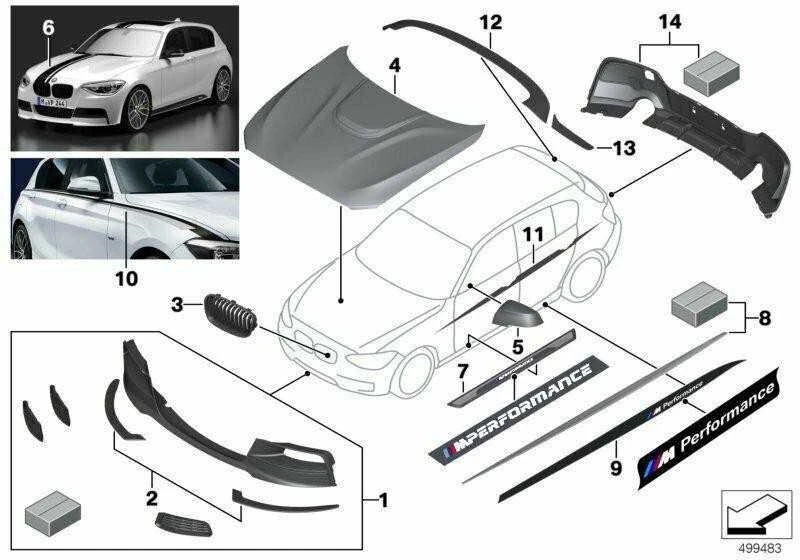 BMW F20 Kairio Slenio Danga Originalus 51192220961