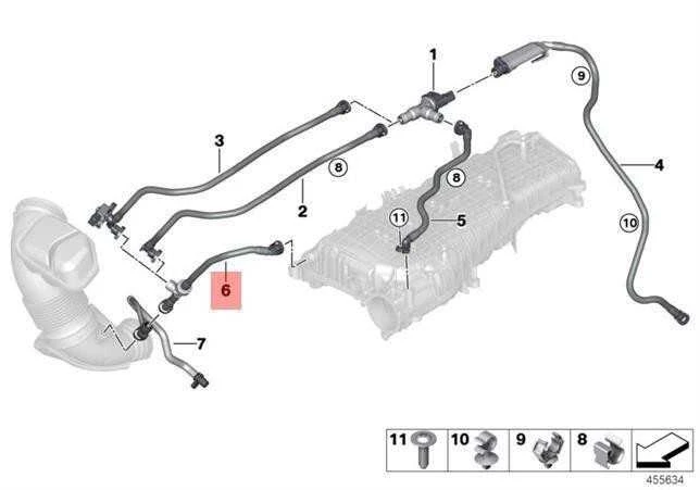 Bmw F20n F21n Degalu Bako Siurbimo Siurbliukas Su Linija Originalus 13907643100