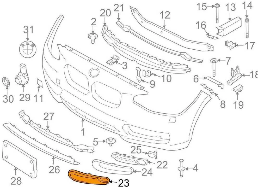 BMW F22 F23 Kairys Uždarytas Grotas Originalus 51117343731