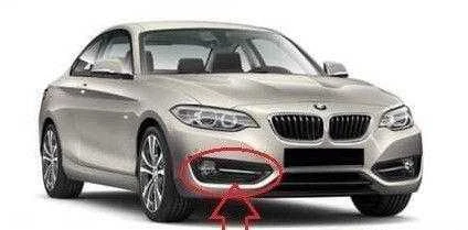 BMW F22 F23 rūko žibintų dangtelis priekinis dešinysis originalus 51117343732
