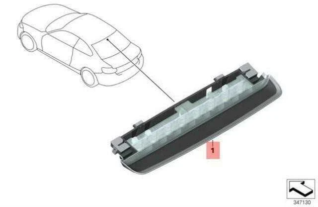 Bmw F23 Trečias Stoplampas Originalus 63257295345