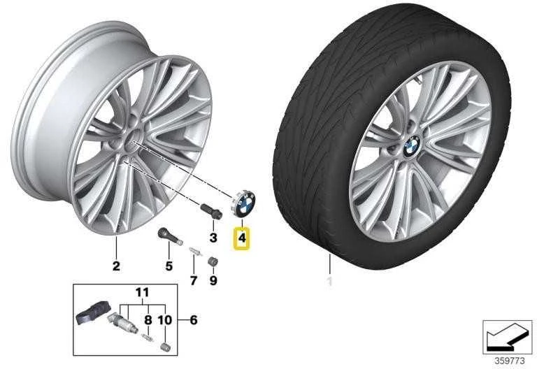 BMW F30 F30 F31 F10 F11 E60 E90 lengvojo lydinio ratų centro stebulės dangtelio dangtelis originalus