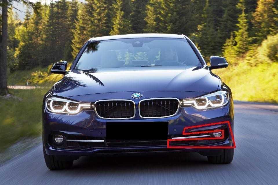 Bmw F30 F31 oro įsiurbimo angos apdailos kairė pusė originali 51117396853
